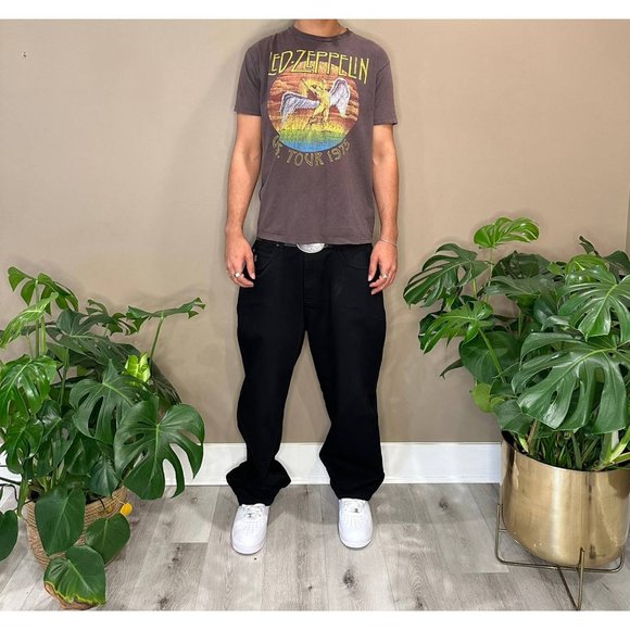 2010 y2k led zepplelin us tour 1975 remake crop cropped boxy - Picture 1 of 11